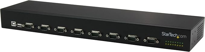 StarTech.com USB to Serial Hub - 8 Port - COM Port Retention - Rack Mount and Daisy Chainable - FTDI USB to RS232 Hub  TAA (ICUSB23208FD)