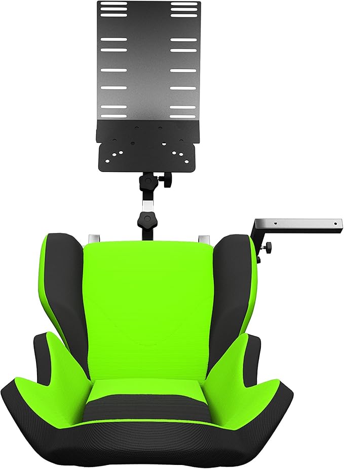 Advanced Racing Seat Driving Simulator Gaming Chair with Gear Shifter Mount Green