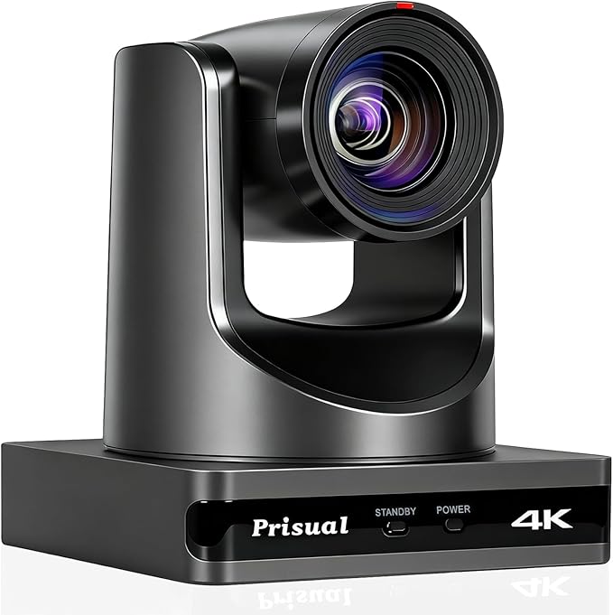 4K NDI PTZ Camera Advanced PTZ Auto Tracking 20X HDMI/USB3.0 PTZ Camera 1/1.8”4K UHD 30P with Built-in Tally Light for Church Conference Events PoE PT20X-4K-N