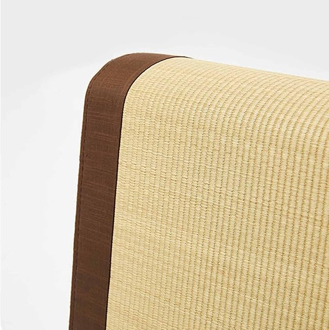 BTZHY Floor Chair Ground Row Chair Grass Back Chair Tatami Chair Lazy Low Sofa Japanese Ground Row Chair Foldable Low Chair(SchwarzM)