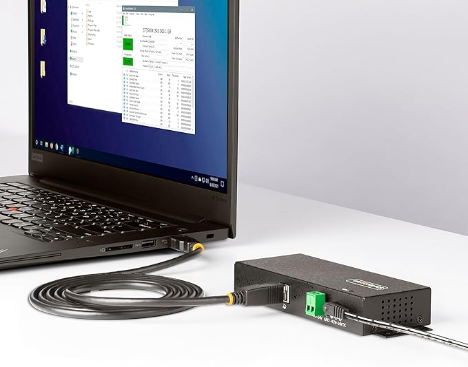 StarTech.com 7-Port Managed USB Hub with 7X USB-A Heavy Duty with Metal Industrial Housing ESD &amp Surge Protection Wall/Desk/Din-Rail Mountable USB 3.0/3.1/3.2 Gen 1 5Gbps TAA