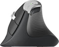 Nulea M510 Vertical Mouse Wireless Ergonomic Mouse for Comfy Tracking 3 Adjustable DPI (800-1200-1600) 2.4G Wireless Vertical Mouse with 6 Buttons Compatible with Windows Mac OS Laptop PC Grey
