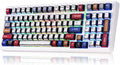 Aula F99 Mechanical Gaming Keyboard Wireless Creamy Keyboard Hot Swappable Custom Bluetooth Computer Keyboards Tri-Mode BT5.0/2.4GHz/USB-C Pre-lubed Linear Switches RGB Backlit Gasket Structure