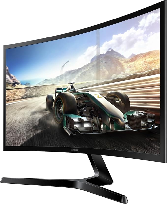 Samsung 24 Essential S3 (S36GD) Series FHD 1800R Curved Computer Monitor 100Hz Game Mode Advanced Eye Comfort HDMI and D-sub Ports LS24D366GANXZA