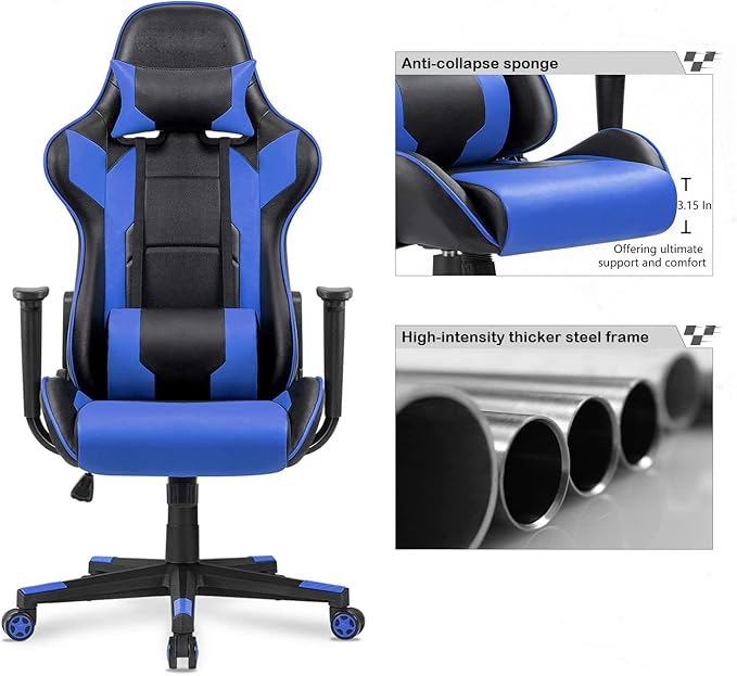 WANYE Professional Gaming Chair Several Colors Blue
