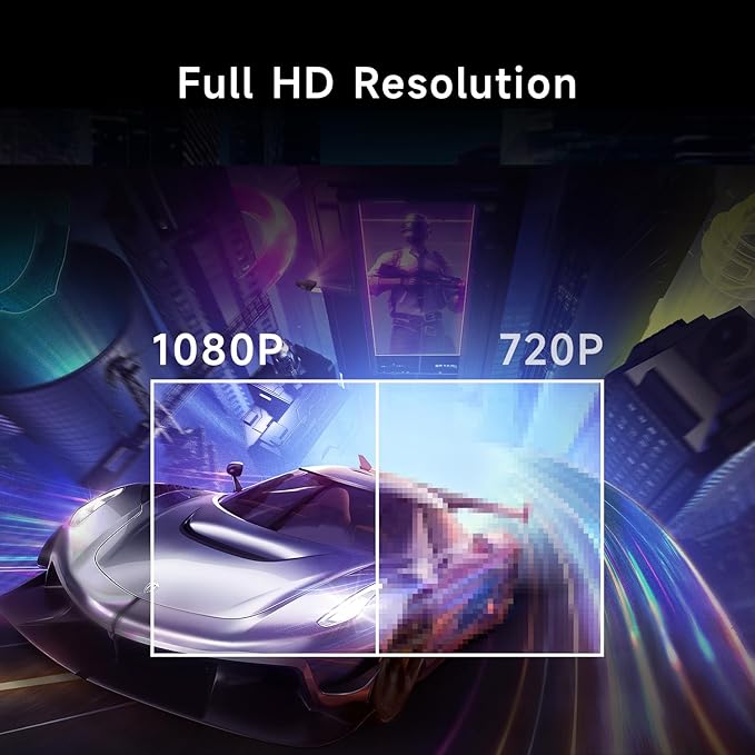 ArcticPro Gaming Monitor 100Hz 240Hz FHD 1080p 1ms Adaptive sync 3000:1 Contrast PC Monitor 3-Sided Frameless Ultra Slim 120% sRGB Bluelight Filter