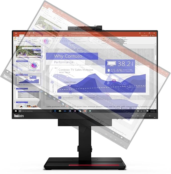 Lenovo ThinkCentre Tiny-in-One 24 Gen 4 23.8 Full HD WLED LCD Monitor - 16:9 - Black - 24 Class - in-Plane Switching (IPS) Technology - 1920 x 1080-16.7 Million Colors - 250 Nit - 4 ms w