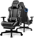 GTPLAYER Gaming ChairGamer Chair with Bluetooth and Adjustable BackrestSeat Height Adjustable Computer Chairs with 3D ArmrestsVideo Game Chair with Footrest Speakers (Camouflage)