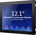 12.1 Inch Industrial Touchscreen Monitor10-Point Capacitive Touch IP65 LCD Display 16:10with VESA HDMI/VGA/DVI/USB/Audiofor Medical &amp Industrial &amp Kiosks POS.1024 * 768