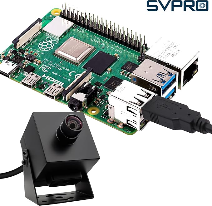 SVPRO 48MP USB Camera Ultra High Definition 8000x6000 Mini Lightburn Camera for Laser EngraverUSB2.0 Machine Vision Industrial Camera Wide Angle USB Webcam for ComputerRaspberry Pi