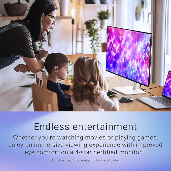 Dell 32 inch Monitor 4K (3840 x 2160) 120Hz VA Panel AMD FreeSync Premium 1500:1 Contrast Ratio LED Display sRGB 99% VESA Integrated 2x5W Speaker Comfortview HDMI/DisplayPort Tilt/Height