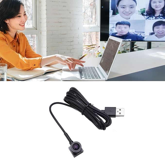 1080P Full HD Webcam with Built in Mic and Auto Focus Clear Audio Protable PC Camera Webcam Plug and Play for WinXP OS X