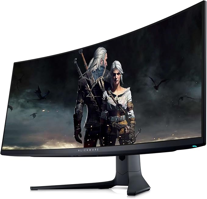 Dell Alienware 34 Curved QD-OLED Gaming Monitor - 34.18 WQHD (3440x1440) 21:9-165Hz - 0.1ms GTG - 1800R - DCI-P3 99.3% - sRGB 149% - AMD FreeSync Premium Pro - VESA AdaptiveSync Display