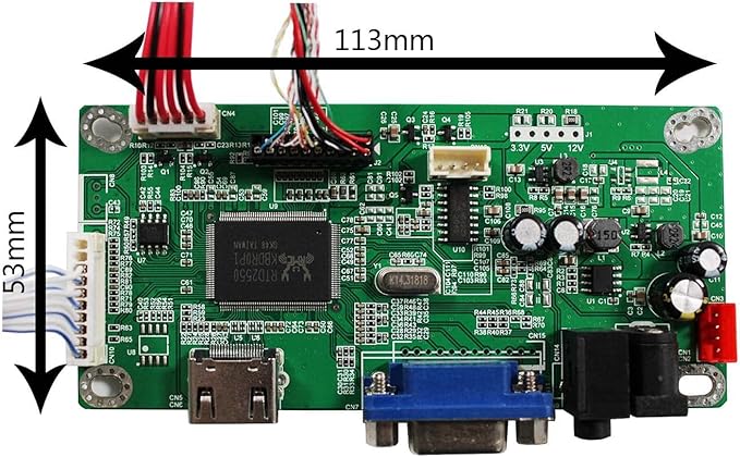 for 27 2560x1440 LM270WQ1 SDE3 A1312 Mid 2011 2K eDP LCD Display Controller Driver Board