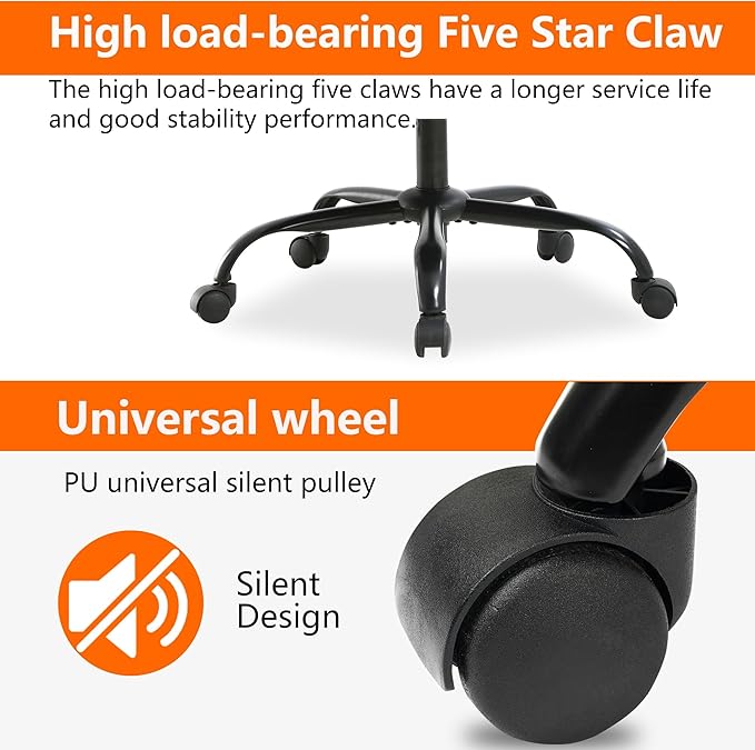 Gaming Chair High Back PU Leather Gaming Chairs Computer Chair with Headrest &amp Lumbar Support Height Adjustable Wide Seat Gamer Chair Gaming Chairs for Adults Game Chair with Footrest &amp Arm