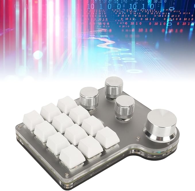 YWBL-WH Blue Switch Keyboard Customizable RGB Lighting Gaming KeyPad 3 Connectivity Options for Gaming Music Office Tasks