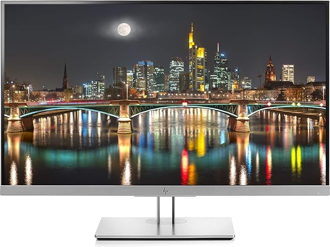HP Business EliteDisplay E273 27 Inch Screen Full HD LED-Lit Black/Silver Monitor 2-Pack