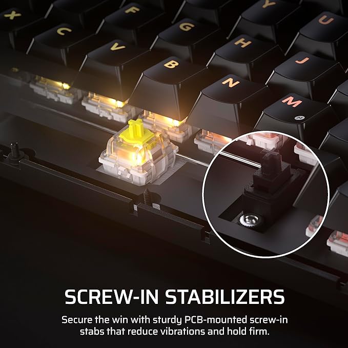 Corsair K65 Plus Wireless 75% RGB Hot-Swappable Mechanical Gaming Keyboard – Pre-Lubricated MLX Fusion Tactile Switches – Dual-Layer Sound Dampening – PBT Keycaps – QWERTY NA – Black
