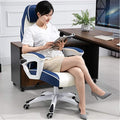 Office Chair Competitive Gaming Chair Computer Chair Multifunctional Reclining Swivel Chair Desk Chair Office Chair Chair (Color : Blue2 Size : One Size) Needed