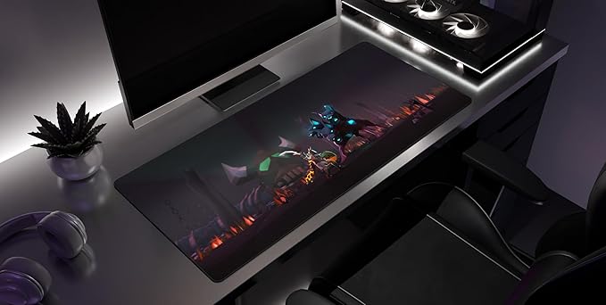 Leagues - Old School RuneScape Gaming Desk Mat – Large Extended Mouse &amp Keyboard Pad