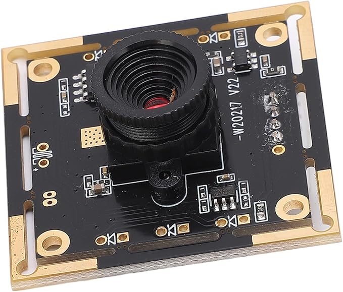 USB Camera Module 1MP 720P with 60° Wide Angle 30FPS Frame Rate - Clear Imaging QR Code Scanning Face Recognition for Easy USB Plug and Play Use