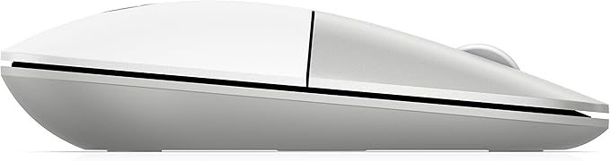 HP Z3700 G2 Wireless Mouse - White Sleek Portable Design fits Comfortably Anywhere 2.4GHz Wireless Receiver Blue Optical Sensor for Wins PC Laptop Notebook Mac Chromebook (681S1AA#ABL)