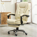 Adjustable Office Computer Chair with Armrest Computer Chair Home Office Internet Cafes Gamer Armchair Furniture(Off White)