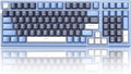 MageGee SKY98 Mechanical Gaming Keyboard 96% Gasket Hot Swappable Wired Custom Creamy Keyboard with 5-Layer Sound Dampening RGB Backlit NKRO for Win/Mac (Prussian Blue Blue Whale Switch)