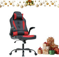 Big and Tall Racing Gaming Chair - Ergonomic Lumbar Support Office Chair for Adults in Red