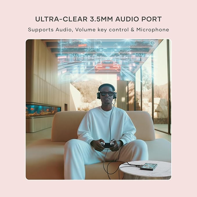 Satechi USB C Hub Mobile with 4K HDMI 100W Pass-Through Charging 10Gbps Data Transfer 3.5mm Audio Jack Port 4-in-1 USB C Adapter for iPad Air MacBook Switch OLED and More