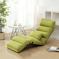 ELEFOCUS Adjustable 6-Position Floor Chair for Adults Thick Padded Lounger Pillow Folding Lazy Sofa for Gaming Sleeping(A)