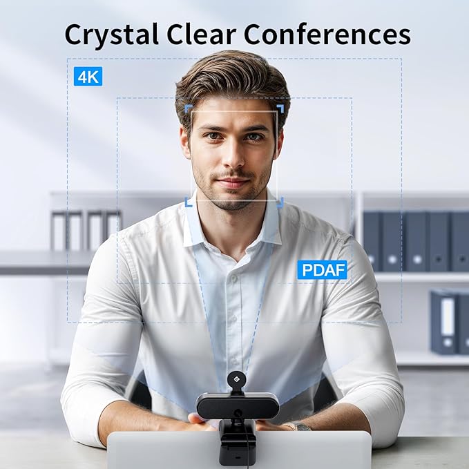 EMEET NOVA 4K PDAF Autofocus and C9501080P Webcams