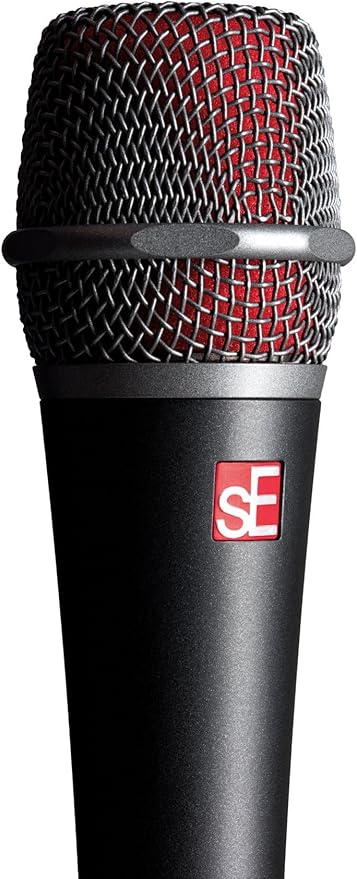 Audiosavings Se Electronics V7 X Bundle: Supercardioid Dynamic Instrument Microphone for Studio Stage RCXFM20E-B 20 Foot XLR Mic Cable RPAK Charcoal Backpack Bag with Padded Laptop Pocket 3-Items