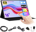 waveshare Luckfox 16inch 4K Portable Touch Monitor with Magnetic Protective Case 3840 × 2400 Resolution HDR 120Hz Refresh Rate IPS Panel Optical Bonding 10-Point Touch