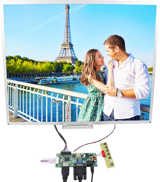 VSDISPLAY 19 inch G190ETN01.0 19 1280X1024 LCD Screen Display Work with VGA LCD Controller Board VS-W58CDT9-AV7