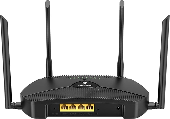 AX3000 WiFi 6 Mesh Router Dual-Band Gigabit Ethernet Seamless Roaming for Large Homes Smart Home &amp Gaming Ready Z8103AX-E