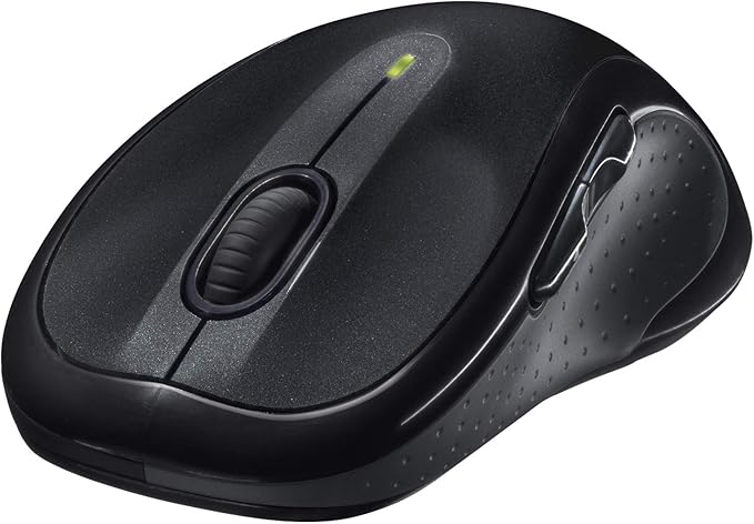 Logitech M510 Mouse Wireless Black 910-001825 (Black) (Renewed)