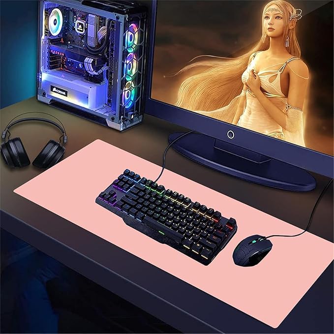 Mouse Pad Large Sexy Anime Girl Computer Gaming Game Mat Laptop Keyboard Accessories Gaming Gamer Mat XXL Sexy Butt Breasts Chest (39.37x19.68 inche)