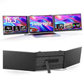 15.3 Laptop Triple Screen Extender Portable One Cable Connection Laptop Monitor FHD 1080P IPS Ultra Thin Dual Monitor for 13-17 Laptops Plug &amp Play Compatiable with Win/Mac/Chrome/Android/Swi