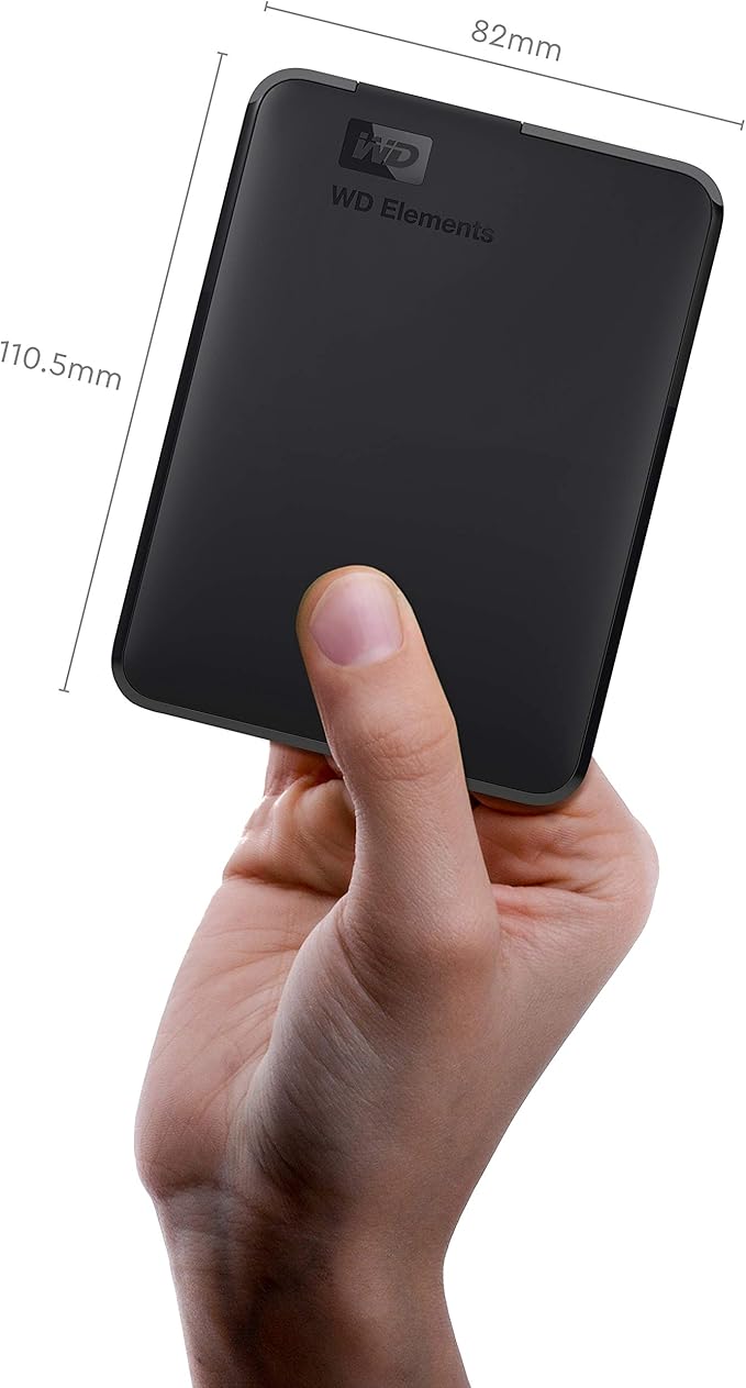 WD 5TB Elements Portable External Hard Drive HDD &amp Xbox - WDBU6Y0050BBK-WESN &amp 4TB Elements Portable External Hard Drive HDD USB 3.0 Compatible with PC Mac PS4 &amp Xbox - BU6Y0040BBK-WES