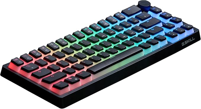 G.SKILL KM250 RGB 65% (67-Key) Mechanical Keyboard PBT Dual Injection Keycap (Black)