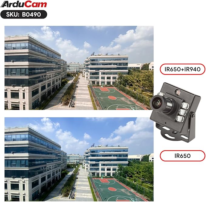 Arducam 1080P Day &amp Night Vision USB Camera for Computer 2MP Automatic IR-Cut Switching All-Day Image USB2.0 IMX462 Webcam Board with 940nm IR LEDs for Windows Linux Android and Mac OS