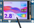 Waveshare 2.8inch Resistive Touch Screen TFT LCD Compatible with Raspberry Pi 5/4B/3B/Zero/Zero W/Zero 2W/Pico/Pico W/Pico WH 320x240 Resolution