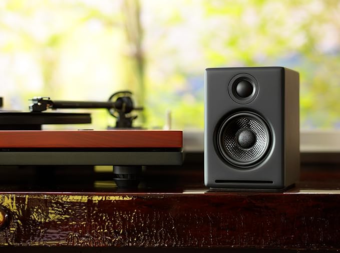 Audioengine A2+ Desktop 24 Bit Wireless Bluetooth Desktop Speakers - 60W Computer Speakers for Music and Gaming (Pack of 2)
