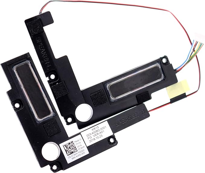 Deal4GO Left &amp Right Internal Speakers Set Replacement for Dell Inspiron 13 7370 7373 7378 7380 7570 P83G 023.400BD.0001 0TJXHY TJXHY