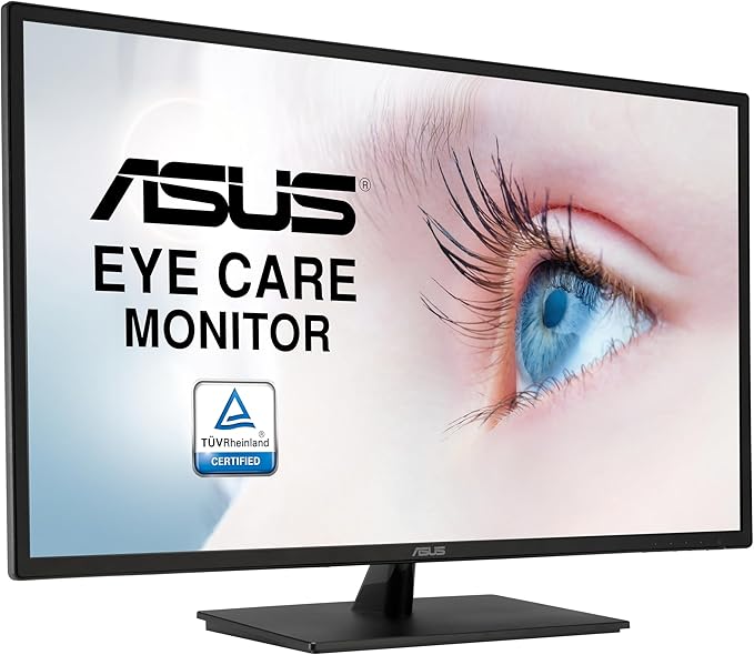 ASUS 32 Inch 1080P Monitor (VA329HE) - Full HD IPS 75Hz Adaptive-Sync Eye Care Low Blue Light Flicker Free HDMI VGA Wall Mountable Tilt Adjustable Black