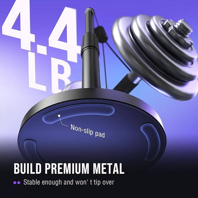 FIFINE Studio Streaming Kit Dynamic Microphone with Desktop Stand &amp XLR Cable XLR/USB Microphone with Quick Mute Male-Female Mic Cord &amp Table Mic Stand for Recording Podcast-K688+BS1+L9
