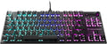 Turtle Beach Vulcan TKL Tenkeyless Linear Mechanical Titan Switch PC Gaming Keyboard with Per-Key AIMO RGB Lighting Anodized Aluminum Top Plate and Detachable USB-C Cable - Black