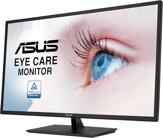ASUS 32 Inch 1080P Monitor (VA329HE) - Full HD IPS 75Hz Adaptive-Sync Eye Care Low Blue Light Flicker Free HDMI VGA Wall Mountable Tilt Adjustable Black