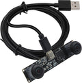 SVPRO Dual Lens USB Camera Module 1080P 60fps Fisheye UVC Industrial Camera Board Synchronisation Recording in Colour with M12 Lens Distortion-Free Wide Angle Board Camera